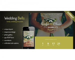 Screenshot WP Theme WeddingBills von www.envatomarket.com